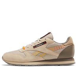 Reebok: Коричневые кроссовки  Classic Leather
