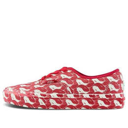 Vans: Красные кроссовки  Authentic