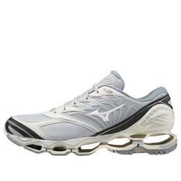 Mizuno: Серебристые кроссовки 