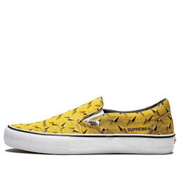 Vans: Жёлтые кроссовки  Classic Slip On