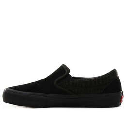 Vans: Чёрные кроссовки  Slip On Pro