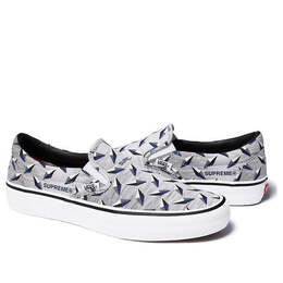 Vans: Белые кроссовки  Classic Slip On