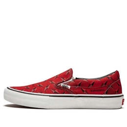 Vans: Красные кроссовки  Classic Slip On