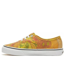Vans: Жёлтые кроссовки  Authentic