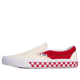 Vans: Красные кроссовки  Classic Slip On