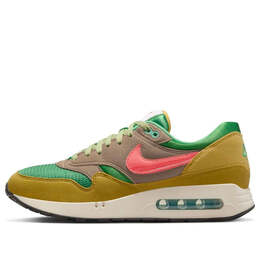 Nike: Зелёные кроссовки  Air Max 1