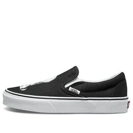 Vans: Чёрные кроссовки  Classic Slip On