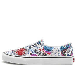 Vans: Белые кроссовки  Classic Slip On