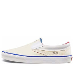 Vans: Белые кроссовки  Classic Slip On