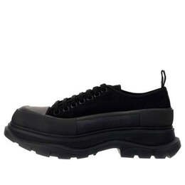 Alexander McQueen: Чёрные кроссовки  Tread Slick