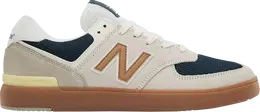 New Balance: Белые кроссовки  All Coasts 574