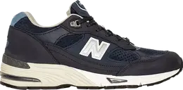 New Balance: Синие кроссовки  991