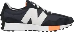 New Balance: Тёмные кроссовки  327