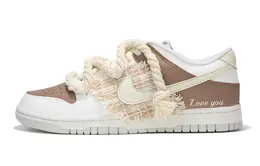 Nike: Серые кроссовки  Dunk