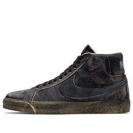 Nike: Чёрные кроссовки  Blazer Mid Premium