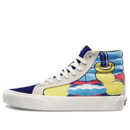 Vans: Синие кроссовки  Sk8-Hi