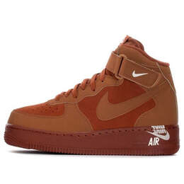 Nike: Оранжевые кроссовки  Air Force 1