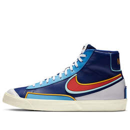 Nike: Голубые кроссовки  Blazer Mid 77 Infinite