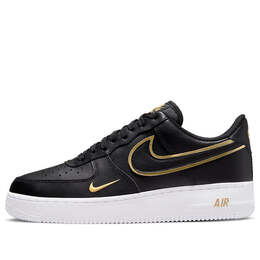 Nike: Чёрные кроссовки  Air Force 1