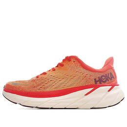 Hoka One One: Оранжевые кроссовки 