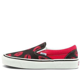 Vans: Красные кроссовки  Classic Slip On