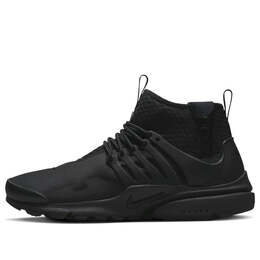 Nike: Чёрные кроссовки  Air Presto Mid Utility