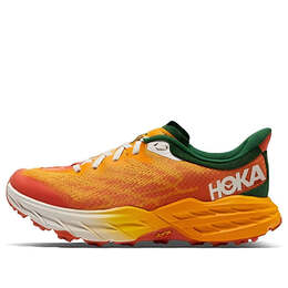 Hoka One One: Оранжевые кроссовки 