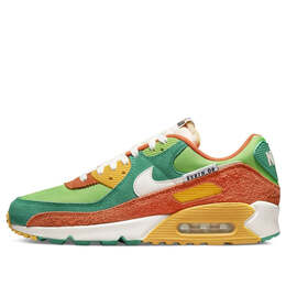 Nike: Зелёные кроссовки  Air Max 90 SE