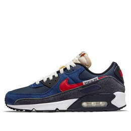 Nike: Синие кроссовки  Air Max 90 SE