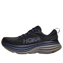 Hoka One One: Чёрные кроссовки 