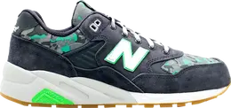 New Balance: Синие кроссовки 