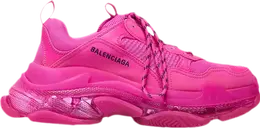 Balenciaga: Розовые кроссовки  Triple S