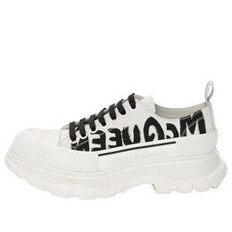 Alexander McQueen: Белые кроссовки  Tread Slick