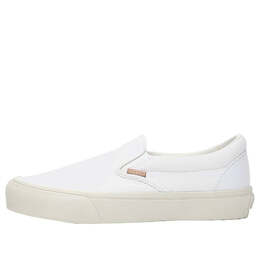 Vans: Белые кроссовки  Classic Slip On