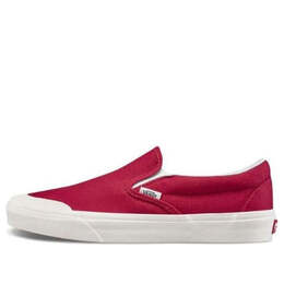 Vans: Красные кроссовки  Classic Slip On