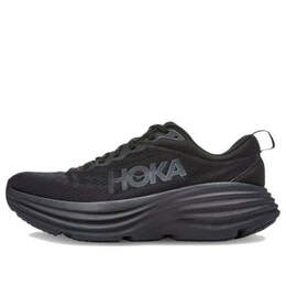 Hoka One One: Чёрные кроссовки 