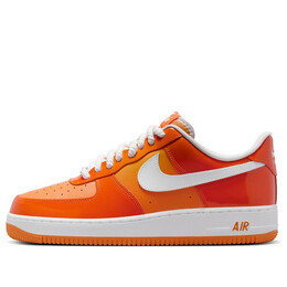 Nike: Оранжевые кроссовки  Air Force 1