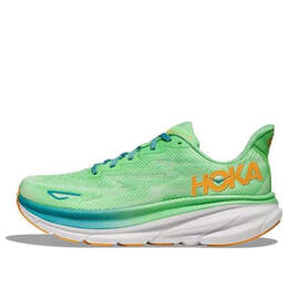 Hoka One One: Зелёные кроссовки 