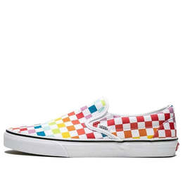 Vans: Радужные кроссовки  Classic Slip On