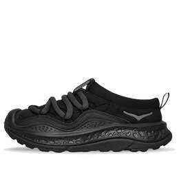 Hoka One One: Чёрные кроссовки 