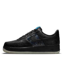 Nike: Чёрные кроссовки  Air Force 1
