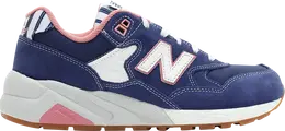 New Balance: Синие кроссовки 