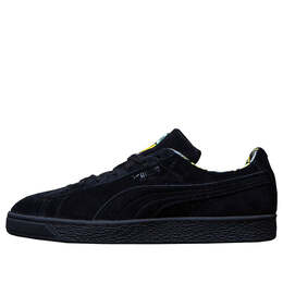 PUMA: Чёрные кроссовки  Suede