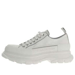 Alexander McQueen: Белые кроссовки  Tread Slick