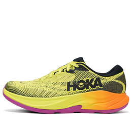 Hoka One One: Жёлтые кроссовки 