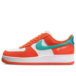 Nike: Оранжевые кроссовки  Air Force 1