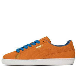 PUMA: Оранжевые кроссовки  Suede Classic