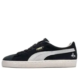 PUMA: Чёрные кроссовки  Suede Classic