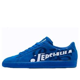 PUMA: Голубые кроссовки  Suede Classic