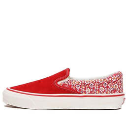 Vans: Красные кроссовки  Classic Slip On